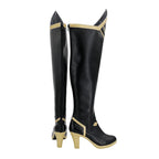 FGO Altria Pendragon Cosplay Boots Black Over Knee High Heel Custom Shoes