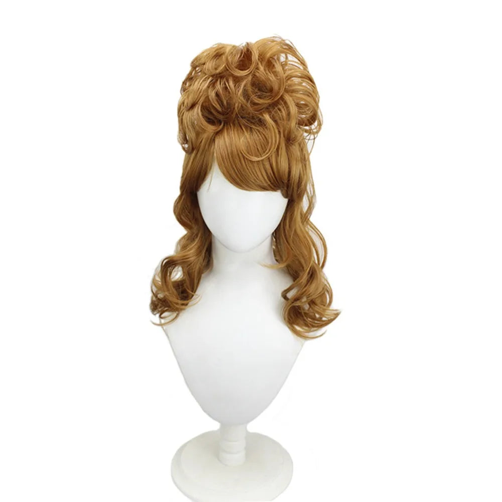 Lady Gaga Die With a Smile Inspired Long Curly Hair Cosplay Wig Retro 60s 70s Vintage Style