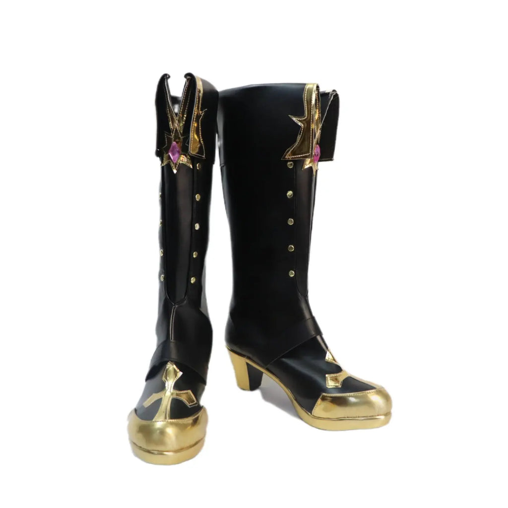 FGO Edmond Dantes Cosplay Shoes Black Boots