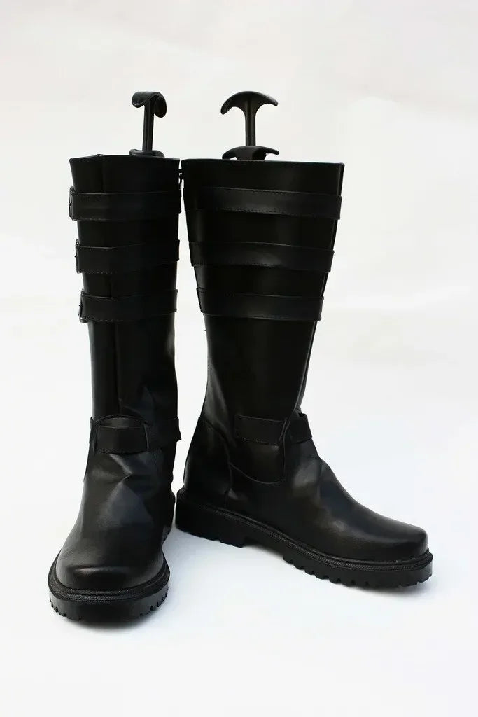 Final Fantasy XIII Hope Estheim Cosplay Shoes Black Boots