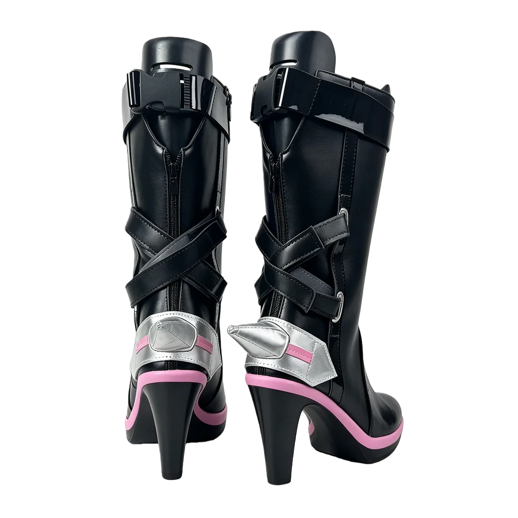 Arknights Endfield Laevatain Cosplay Boots Black Shoes Custom Made