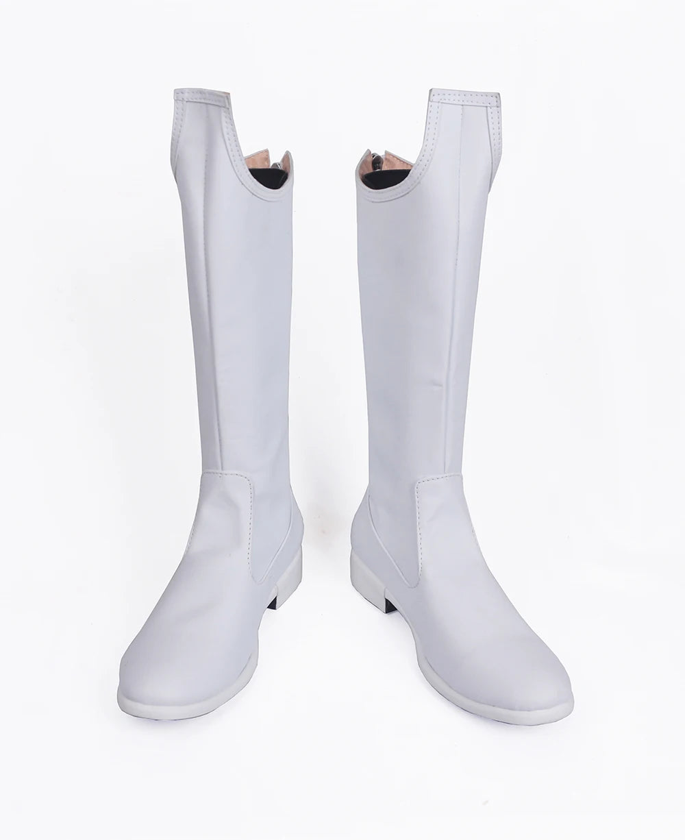 My Hero Academia Lemillion Cosplay Shoes Mirio Togata White Boots Custom Made