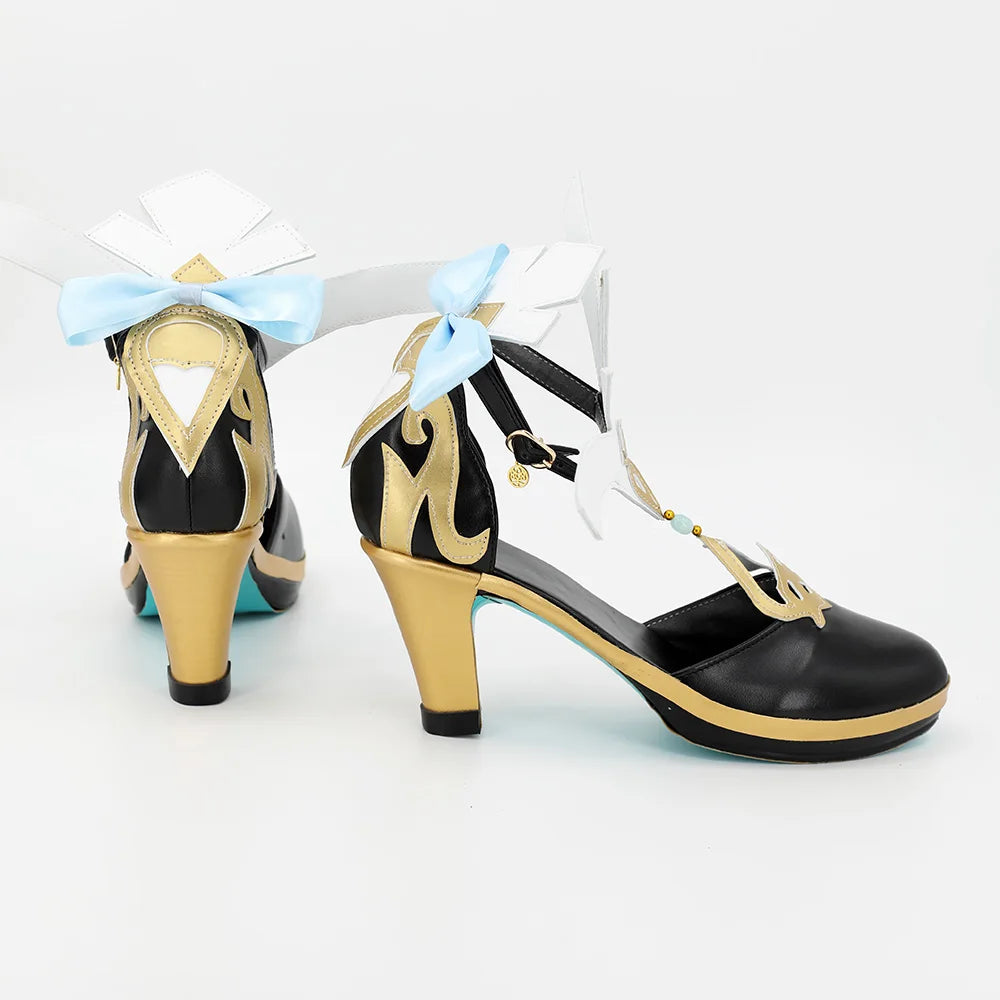 Chaussures de cosplay Escoffier de Genshin Impact, bottes en cuir sur mesure, toutes tailles