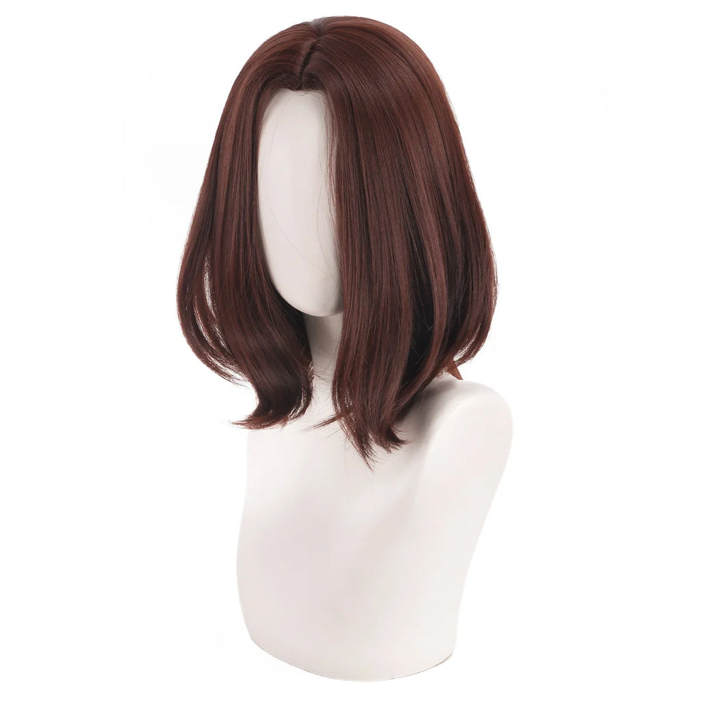 Naruto Yuhi Rin Cosplay Wig Brown Realistic Scalp Anime Hair