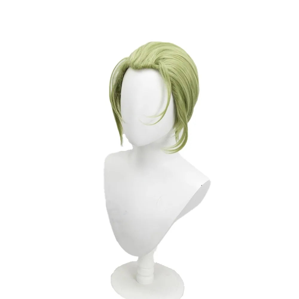 Frieren Beyond Journey's End Heiter Cosplay Wig Green Short Hair
