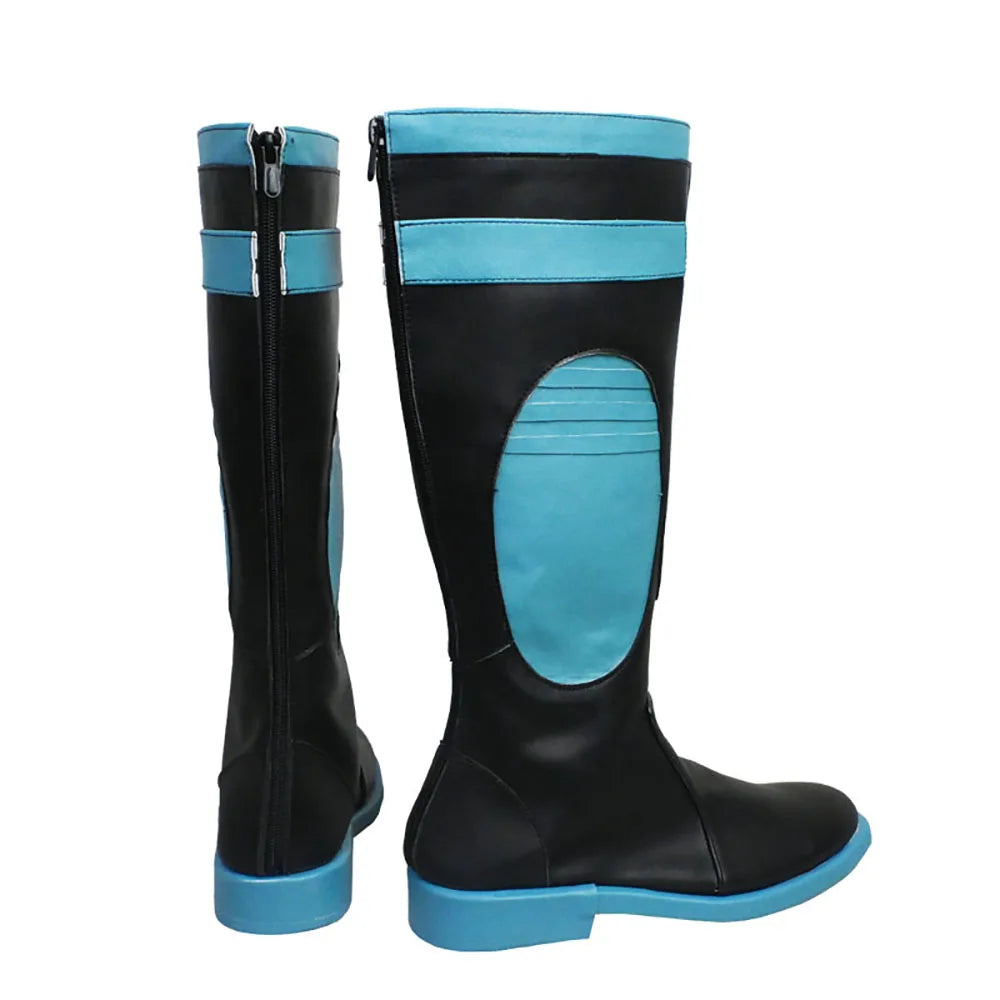 Wuthering Waves Jiyan Cosplay Shoes Leather Boots Custom Made Any Size