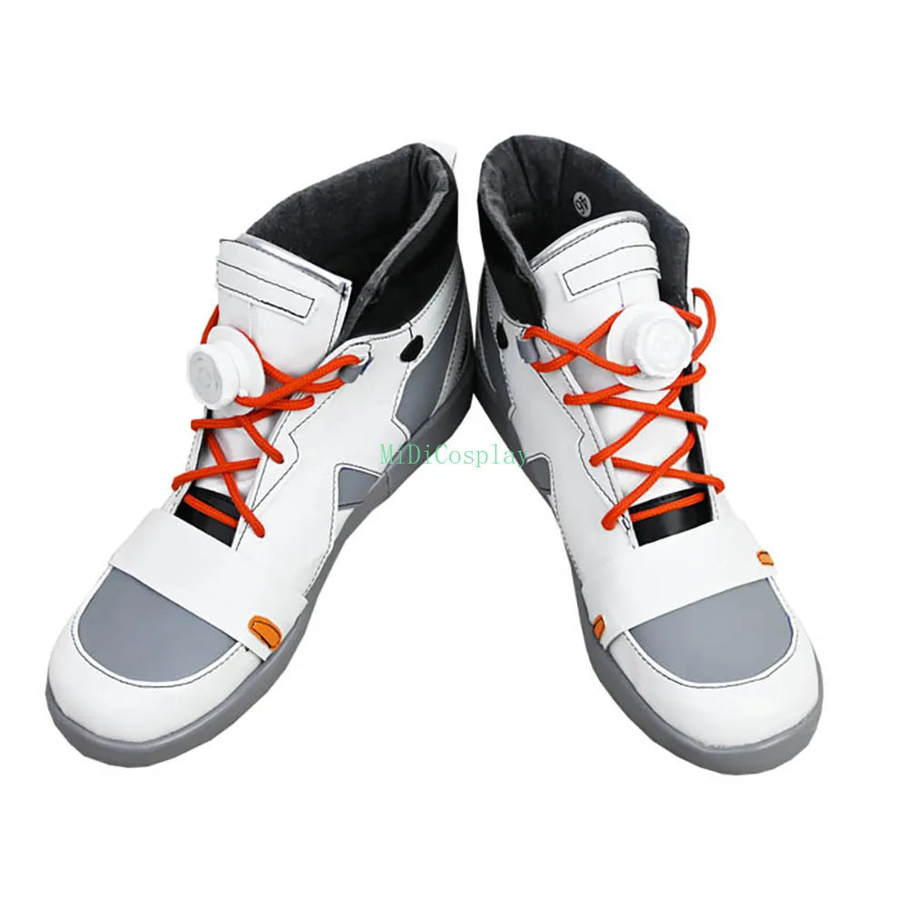 Zenless Zone Zero Wise Cosplay Shoes White Boots Custom Made