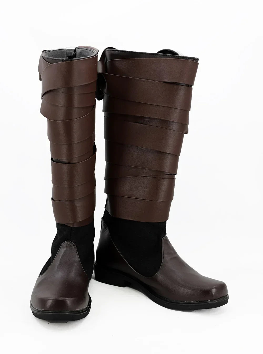 Star Wars Skywalker Luke Cosplay Boots Custom Made Brown Shoes