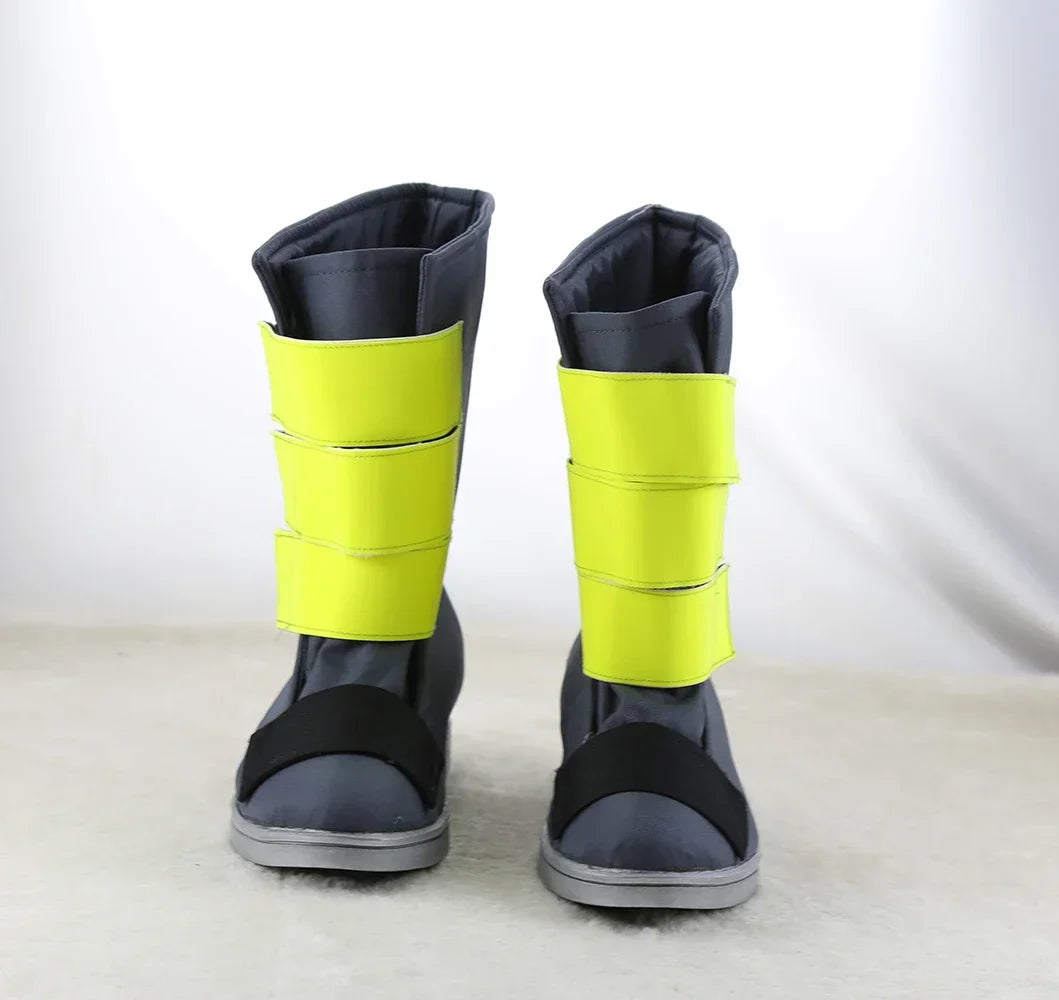 Costume complet de cosplay de Shaw (Arknights) avec manteau et pantalon, confectionné sur mesure à toutes les tailles.