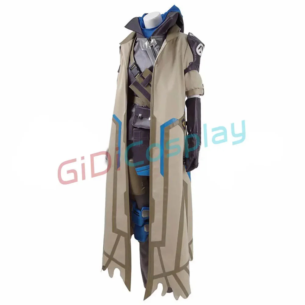 Overwatch Ana Cosplay Costume Custom Made Full Set