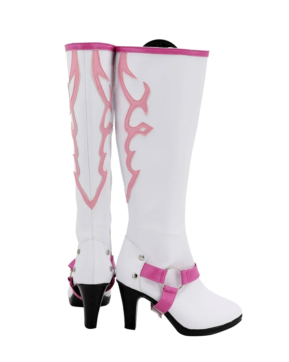 Final Fantasy 15 Cindy Aurum Cosplay Boots High Heel White Shoes