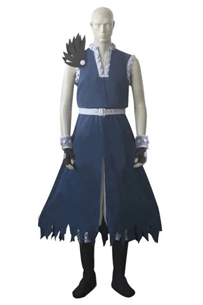 Fairy Tail Dragon Slayer Gajeel Redfox Cosplay Costume Custom Made