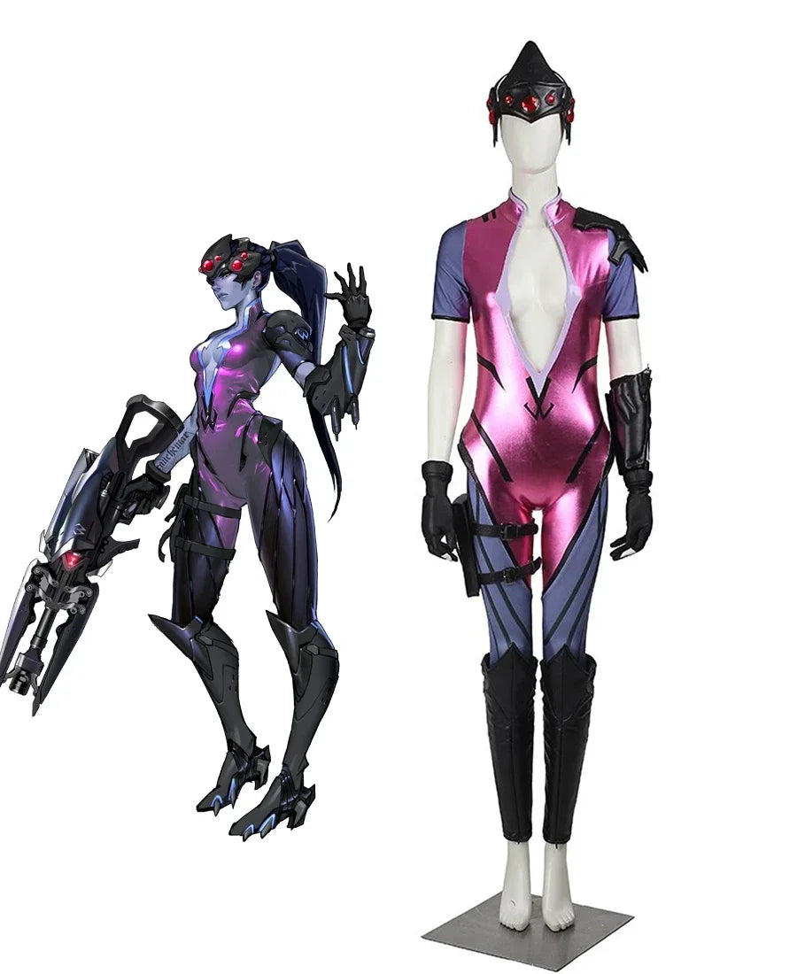Overwatch Widowmaker Amelie Lacroix Cosplay Costume
