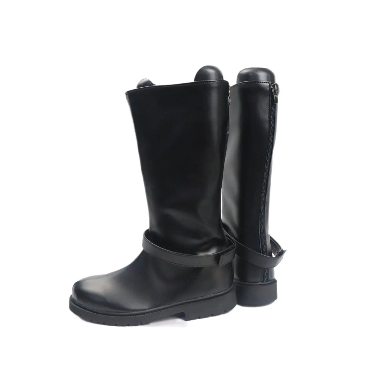 Frieren Ubel Cosplay Boots Black Shoes Custom Made Any Size