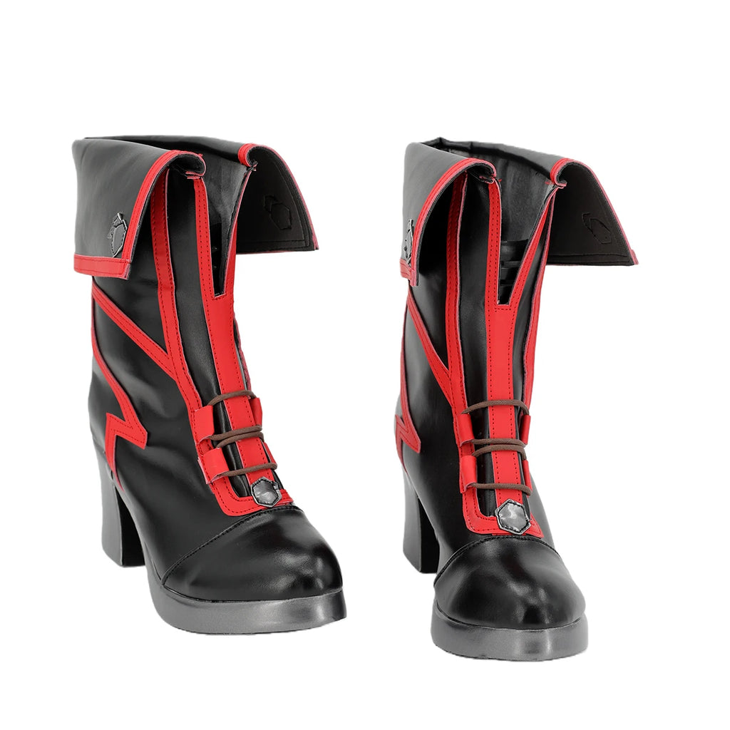 Macross Frontier Sheryl Nome Cosplay Shoes High Heel Boots Custom Made