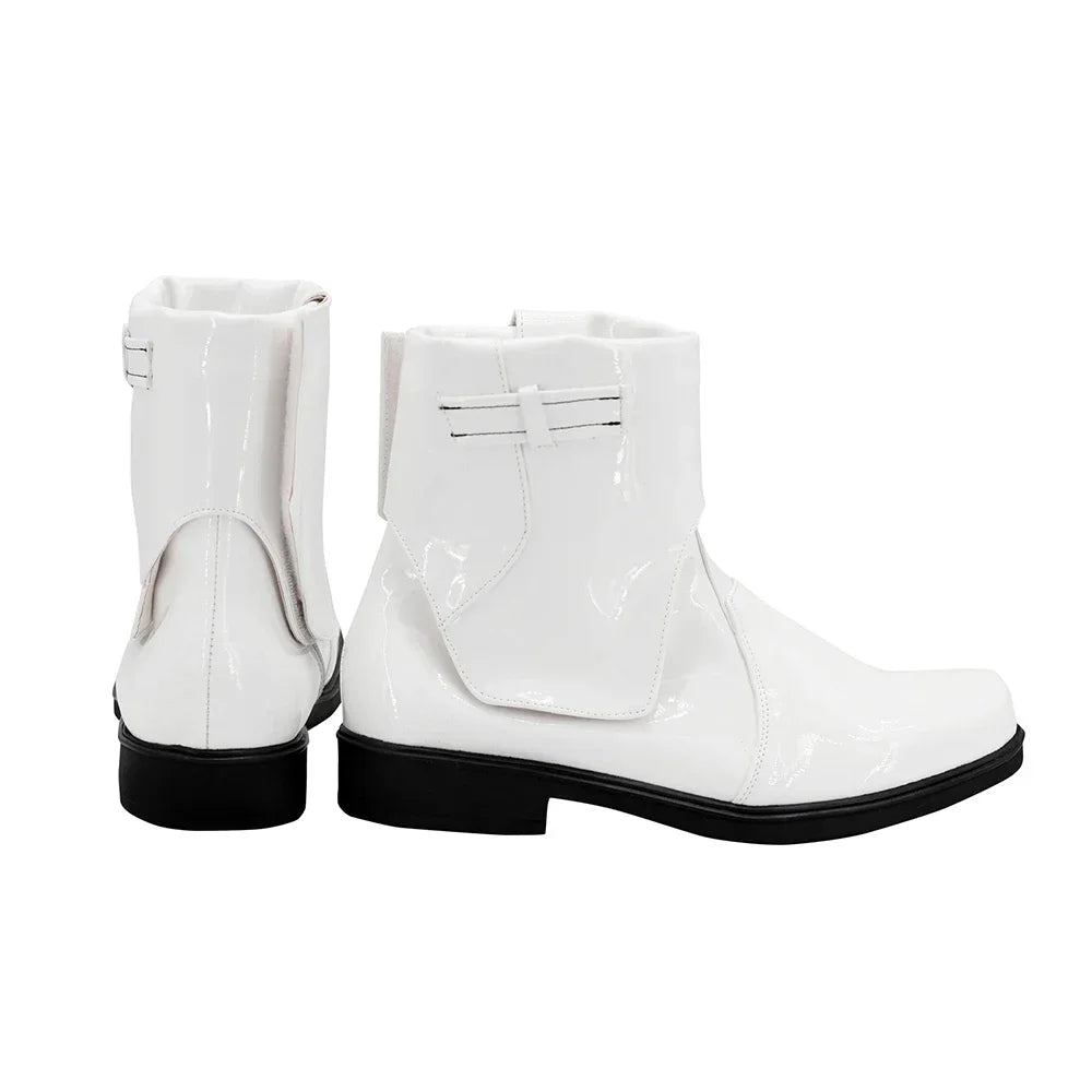 Star Wars First Order Stormtrooper Cosplay Boots White Shoes
