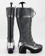 Cammy Widowmaker Cosplay Shoes Street Fighter 6 Overwatch Crossover Grey Boots