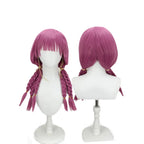 Frieren Beyond Journey's End Aura Cosplay Wig Pink Purple Braided Hair