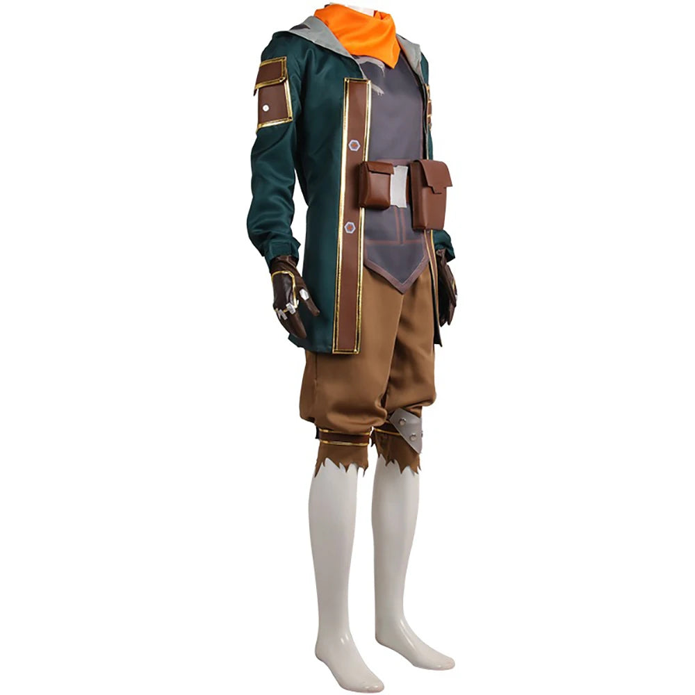 LOL Ekko Guardians of the Future Full Set Cosplay Costume