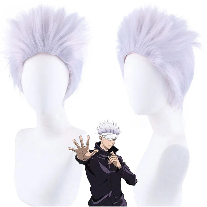 Jujutsu Kaisen Cosplay Wig Set For Yuji Itadori Megumi Fushiguro Toge Inumaki Suguru Geto Gojo Satoru