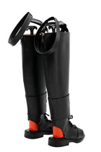 Final Fantasy 14 Minfilia Warde Cosplay Boots Black Shoes