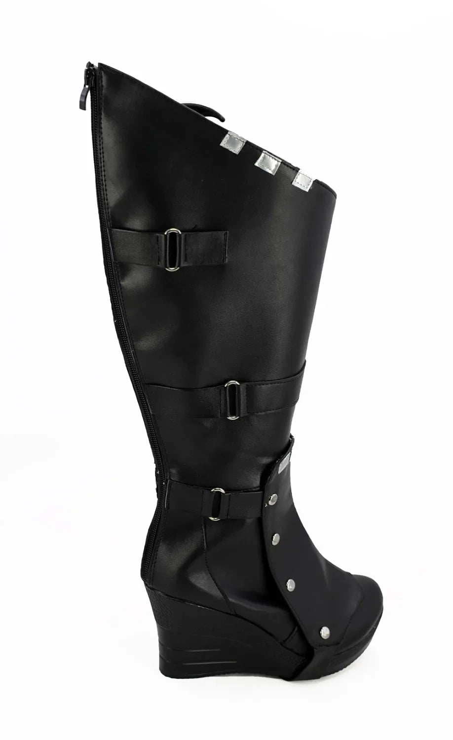 Guardians of the Galaxy Gamora Cosplay Boots Black Shoes Custom Made