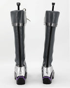 Cammy Widowmaker Cosplay Shoes Street Fighter 6 Overwatch Crossover Grey Boots