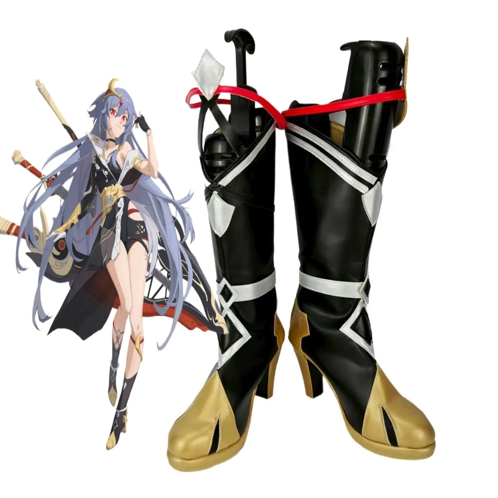 Chaussures de cosplay Honkai Impact 3rd Herrscher of Sentience, bottes sur mesure