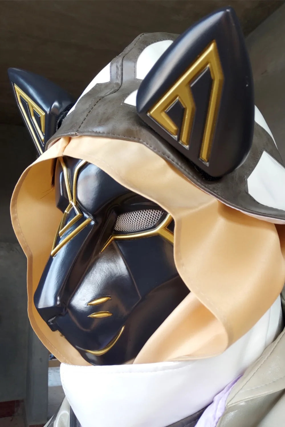 Overwatch Ana Bastet Skin Full Face Cosplay Mask Prop