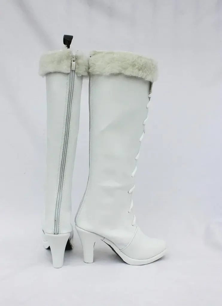 One Piece Nico Robin Cosplay Shoes White Boots