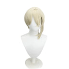 Perruque de cosplay Arknights Executor the Sanctifier beige pré-coiffée 
