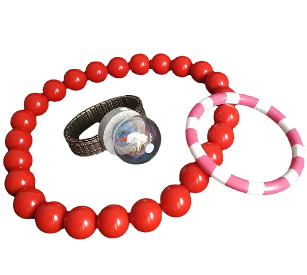 One Piece Portgas D. Ace Necklace Bracelet Log Pose Bag Cosplay Pointer Watch Cosplay Prop