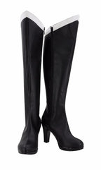 Sailor Moon Meiou Setsuna Cosplay Boots Black High Heel Shoes