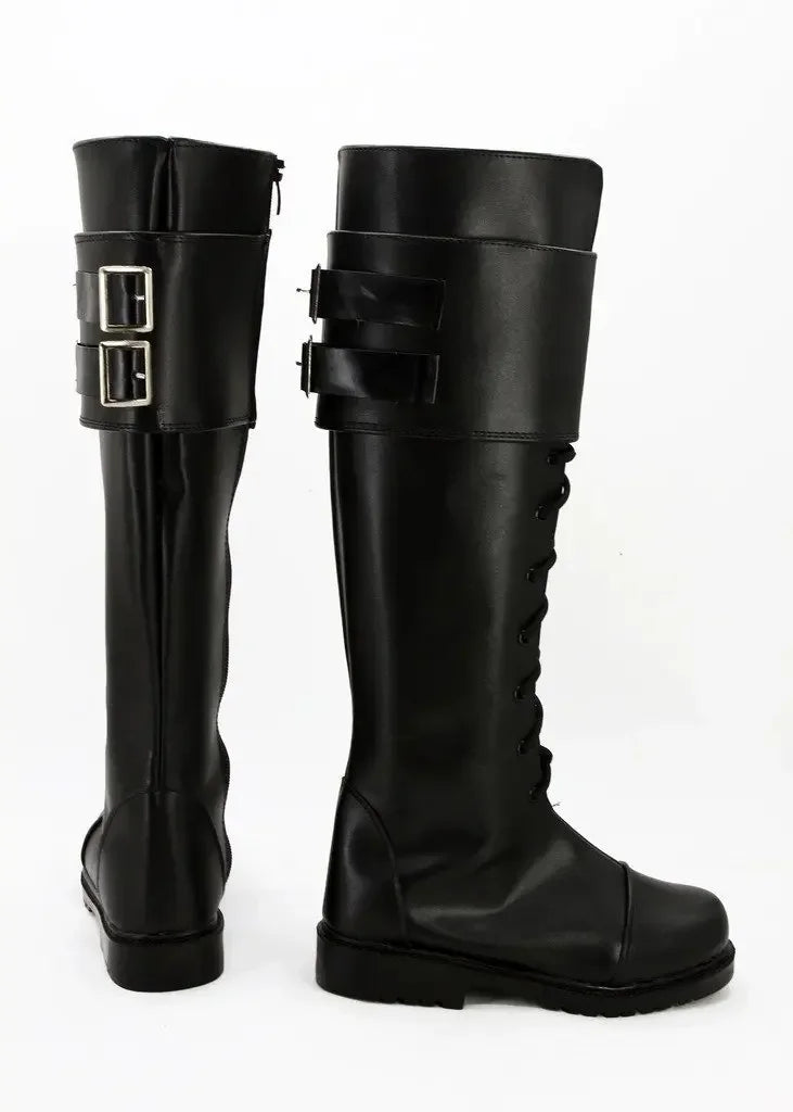 Tokyo Ghoul Ayato Cosplay Boots Black Shoes Custom Made