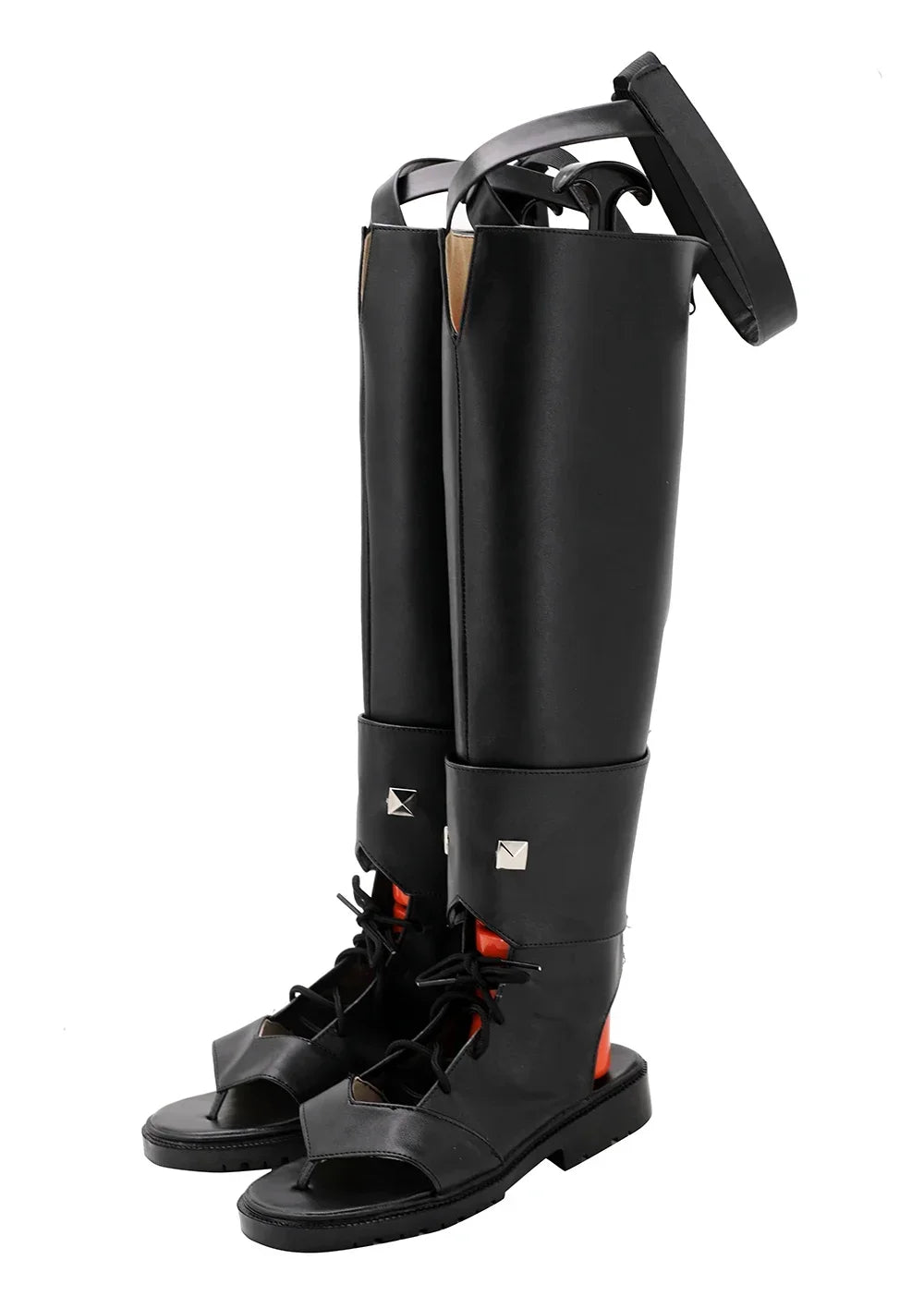 Final Fantasy 14 Minfilia Warde Cosplay Boots Black Shoes