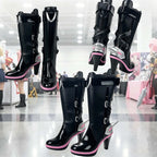 Arknights Endfield Laevatain Cosplay Boots Black Shoes Custom Made