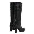 Arknights Lappland Cosplay Shoes Black High Heel Boots
