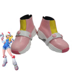 Overwatch Juno Cosplay Shoes Pink Boots Custom Made