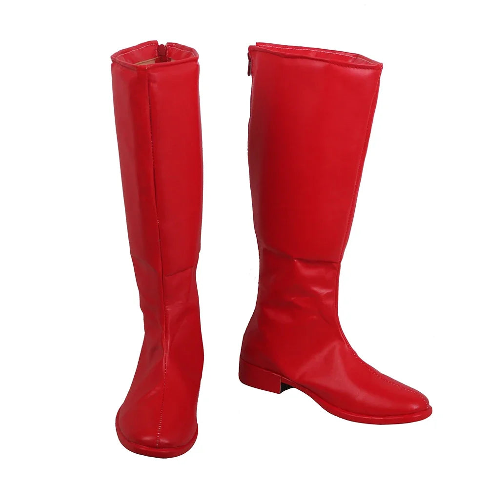 Dragon Ball East Kai Shin Cosplay Boots Red Shoes