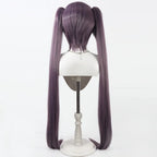 Bleach Saito Furofushi Cosplay Wig Detachable Ponytail Hair