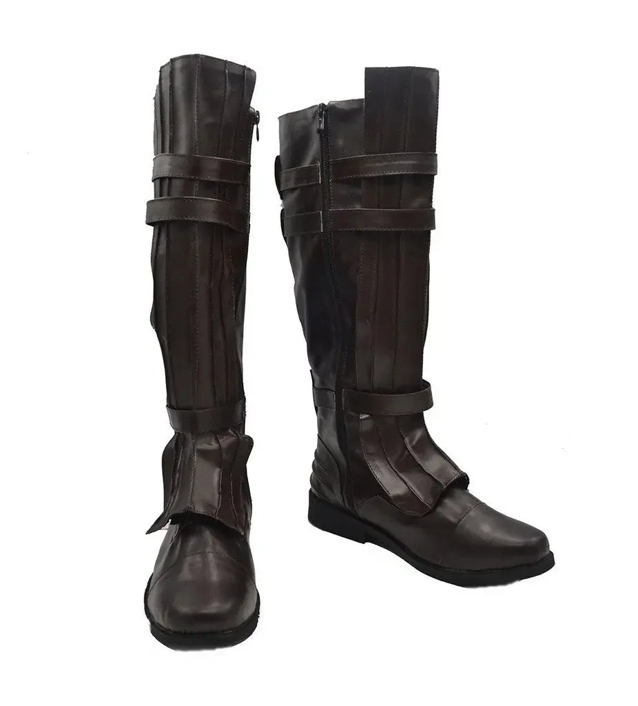 Star Wars Darth Vader Anakin Skywalker Cosplay Boots Brown Shoes