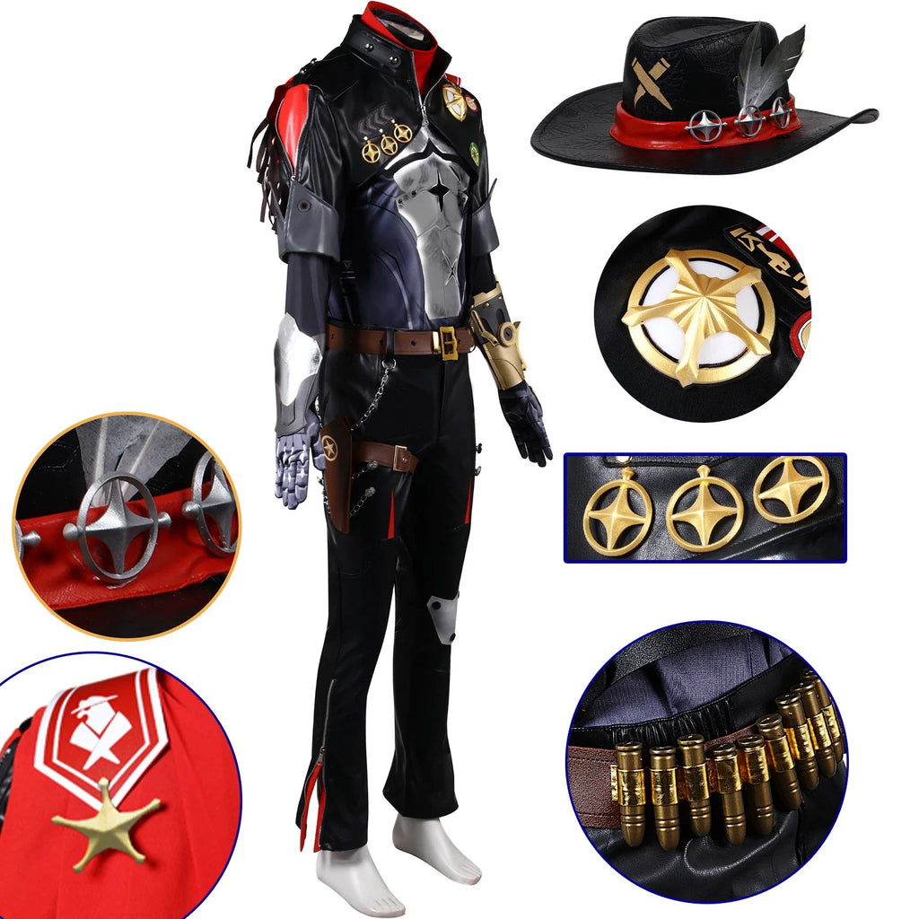 Honkai Star Rail Boothill Cosplay Costume Full Set for Men and Women