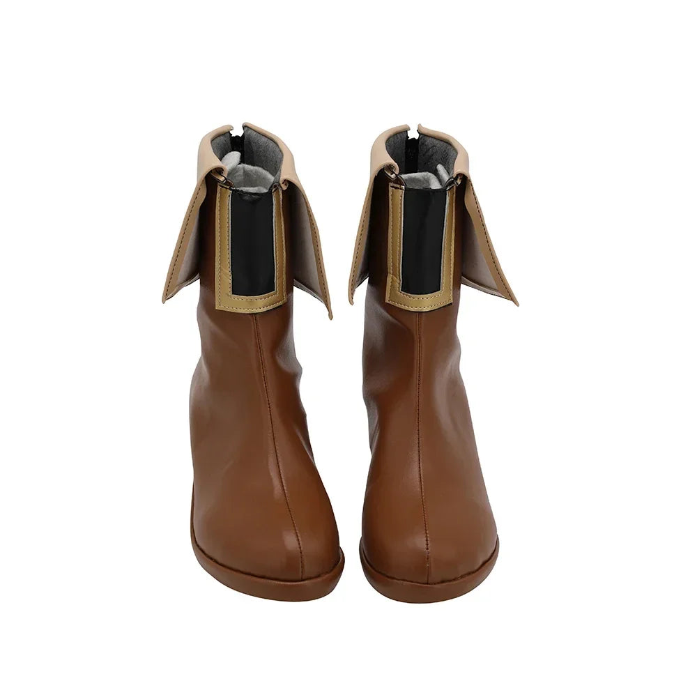 The Rising of the Shield Hero Raphtalia Cosplay Boots Brown Shoes