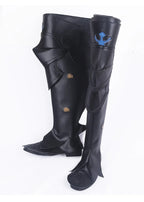 Final Fantasy XIV FF14 Dark Knight Paladin Cosplay Boots Black Shoes