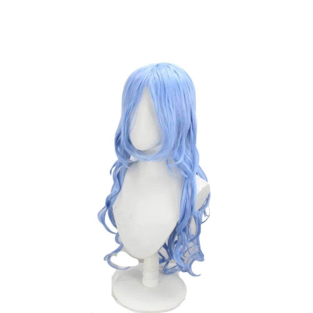 Fairy Tail Juvia Lockser Cosplay Wig Blue Wavy Long Hair