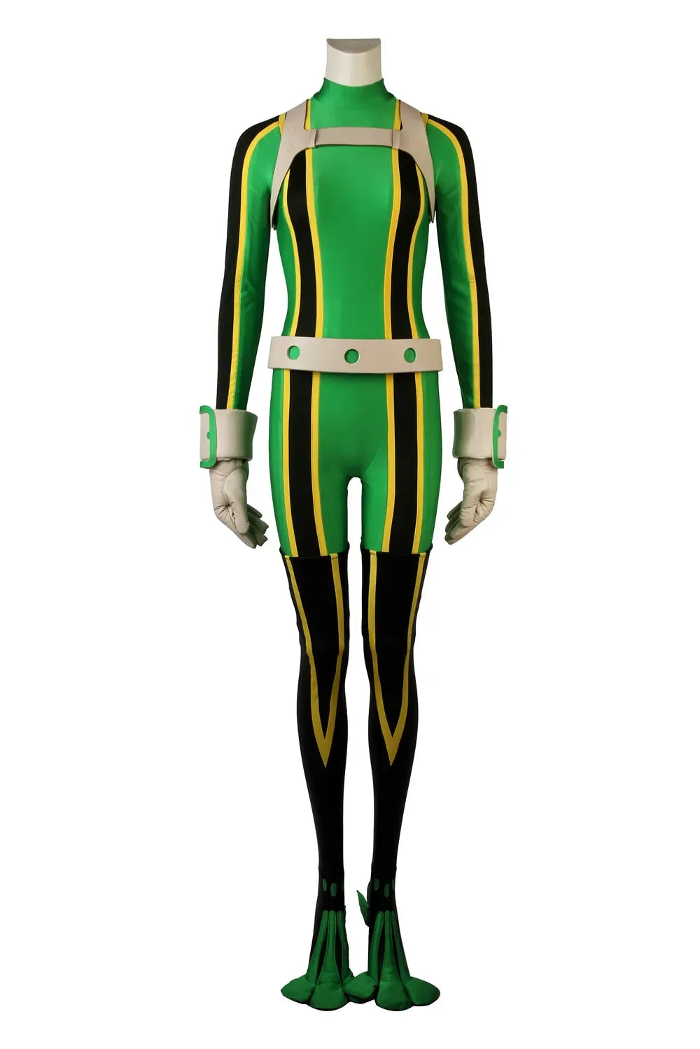 My Hero Academia Tsuyu Asui Hero Cosplay Costume Bodysuit Full Set