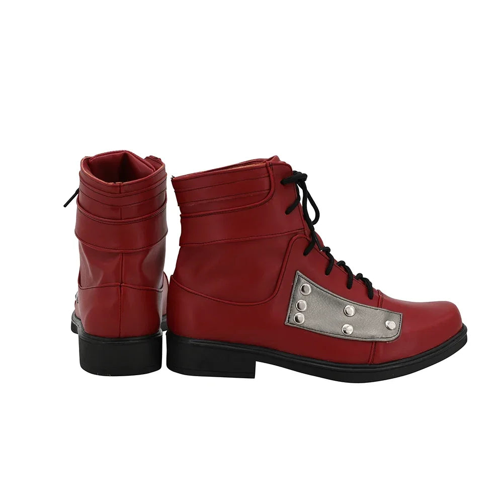 Final Fantasy VII Tifa Lockhart Cosplay Boots Red Shoes