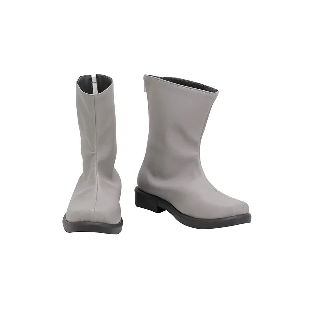 The Seven Deadly Sins Gowther Cosplay Boots Grey Shoes