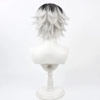 Tokyo Ghoul Kaneki Ken Sasaki Haise Cosplay Wig White Black Short Hair