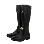 Honkai Star Rail Luocha Cosplay Boots Black Shoes